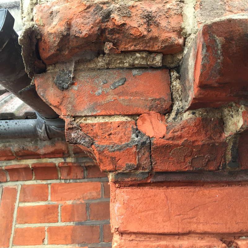 Damaged Brickwork